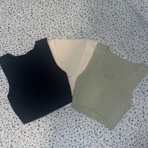 3 Shein Knit Tank Tops